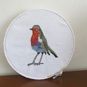 Mi Proyecto del curso: Pintar con hilo: técnicas de ilustración textil. Un proyecto de Bordado de patriciadel203 - 08.09.2020