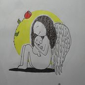 Anjo da guarda. Un projet de Dessin de emrso - 08.09.2020