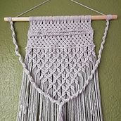 Mi Proyecto de Macramé . Projekt z dziedziny Craft i Makrama użytkownika Ceci Corzo - 09.09.2020