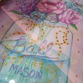Peonías en Mason Jar. Design, Traditional illustration, Botanical Illustration, and Watercolor Painting project by Montserrat Xenia Mayuel Hernández Hernández - 10.18.2020