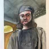 Mi Proyecto del curso: Cuaderno de retratos en acuarela. Un projet de Illustration traditionnelle , et Aquarelle de lolour - 09.09.2020