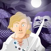 The Secret of Monkey island. Traditional illustration project by Sergio Rodríguez Rodríguez - 09.09.2020