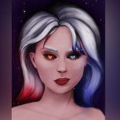 My project in Digital Fantasy Portraits with Photoshop course. Un proyecto de Dibujo artístico de Maria Miralles - 09.09.2020