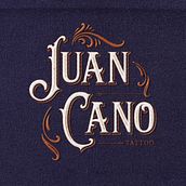 Juan Cano Tattoo. Br, ing, Identit, Art Direction, Logo Design, and Graphic Design project by Mario Rivera - 09.09.2020