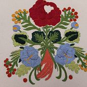 Mi Proyecto del curso: Técnica de bordado con paso atrás. Embroider project by XiuhOllin - 09.09.2020