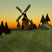 Meu projeto do curso: Modelagem de cenários low poly para vídeo games . 3D și modelare 3D de Ricardo Maginador - 09.08.2020