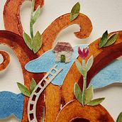 Marco para florecer. Un progetto di Collage e Illustrazione tradizionale di Irina Gonzales - 30.09.2020