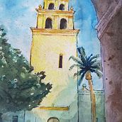 Prep School Chapel. Un proyecto de Pintura a la acuarela de jsboxtop - 10.09.2020