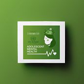 Conferencia "Adolescent Mental Health". Poster Design, Editorial Design, and Graphic Design project by aedo - 09.10.2020