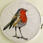 Mi Proyecto del curso: Pintar con hilo: técnicas de ilustración textil. Un proyecto de Bordado de Hilda Sepulveda - 10.09.2020