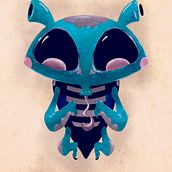 The Final Bug in Digital Illustration with Procreate course. Character Design, Digital Illustration, Digital Painting, and Traditional illustration project by Maline VC - 09.10.2020