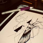 Meu projeto do curso: Desenho e ilustração digital de tatuagens com o Procreate. Un proyecto de Pintura digital de Anderson Nazario - 11.09.2020