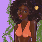 My project in Female Character Portraits in Procreate course. Digital Illustration, and Traditional illustration project by Marguerite Wright - 09.11.2020
