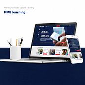 DIseño de Sitio web promocional y plataforma Moodle RME Learning . % Antonio Requeijo tarafından hazırlanan Logo Tasarımı, Web Tasarımı, Ve UX / UI projesi - 09.11.2020