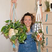 Macramé Plant hanging. Macramé project by Lies & Evi - 09.11.2020