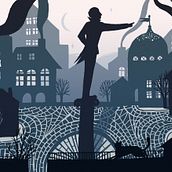 Historias ilustradas con luz y sombra. Animation, Traditional illustration, Digital Illustration, Narrative, Stor, and telling project by Ina Hristova - 09.11.2020