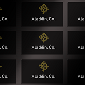 Logo and Name Card Design: Aladdin.co Ein Projekt aus dem Bereich Grafikdesign von Aisyah Nurcholis - 12.09.2020