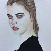 Mi proyecto del Curso : Retrato en acuarela a partir de una fotografía.  project by amancay1310 - 09.12.2020