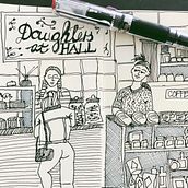 Cafes of Canberra. Traditional illustration project by Slobodanka Graham - 09.12.2020