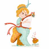Música. Traditional illustration, Digital Illustration, and Children's Illustration project by Budupí .es - 09.12.2020
