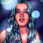 Mi Proyecto del curso: Retrato de personajes femeninos con Procreate. Traditional illustration project by Fabián Consuegra Aliaga - 09.12.2020