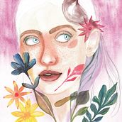 My project in Illustrated Portrait in Watercolor course. Ilustração tradicional projeto de Zuzana Jab - 13.09.2020