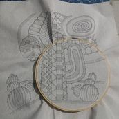 Mi Proyecto del curso: Introducción al bordado botánico. Embroider project by geli122015 - 09.13.2020