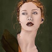 Mi Proyecto del curso: Retrato ilustrado con Procreate. Fine Arts project by luisamoregar - 09.14.2020
