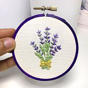 LAVANDA. Embroider project by PAOLA RAMIREZ VERAS - 09.13.2020