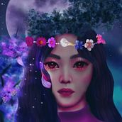 Mi Proyecto del curso: Retratos digitales de fantasía con Photoshop. Un projet de Dessin numérique de Bárbara Arriagada - 13.09.2020