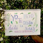 Mi Proyecto del curso: Caligrafía con pinceles de agua para principiantes. Un projet de Calligraphie , et Aquarelle de Cristina Cruz Chávez - 14.09.2020