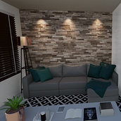 Mi Proyecto del curso: Diseño de interiores " Casa Los Ángeles". Interior Design project by nathalygonzalez1126 - 09.16.2020