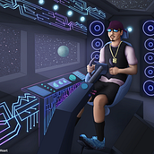 Funkeiro SpaceShip.  project by Pedro Henrique - 09.14.2020
