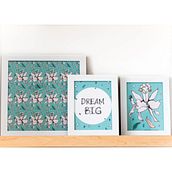 Juego de Afiches para decorar. Traditional illustration, Botanical Illustration, and Children's Illustration project by LiNa VeLez - 01.14.2018