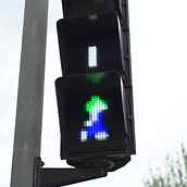 Lemmings traffic light. Un progetto di Animazione 3D, Street Art, Cinema, video e TV, Creatività, Sviluppo di videogiochi, Motion graphics, Pixel art e VFX di Javi Aledo - 15.09.2020