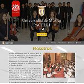 Mi Proyecto del curso: UX: Sitio web de la Universidad de Música Pacelli A.C.. Web Development project by Paulo Daniel Vázquez Mora - 09.07.2020