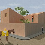Mi Proyecto del curso: Representación gráfica de proyectos arquitectónicos. 3D, Digital Architecture, and Collage project by Ani Heredia García - 09.16.2020