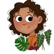 Meu retrato com as plantinhas que gosto !. Traditional illustration project by Jociane Cavalli - 09.16.2020