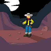 Mi Proyecto del curso: Pistolero Al Anochecer. Character Design, and Pixel Art project by Jorge Esteso Galán - 09.16.2020