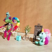Mi Proyecto del curso: Needle felting. Tarde soleada. Photographic Composition, Creativit, Character Design, and Digital Photograph project by Manuela Bohorquez - 09.21.2020