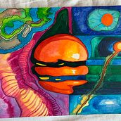 Mi Proyecto del curso: Técnicas modernas de acuarela. Watercolor Painting project by Astrid Salas - 09.17.2020