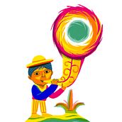 Google Doodle México. Digital Drawing, Traditional illustration, and Digital Illustration project by Ina Hristova - 09.16.2020