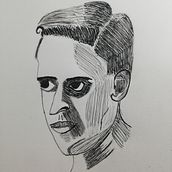 Mi Proyecto del curso: Introducción al retrato con tinta china y plumilla. Traditional illustration project by William Ardón - 09.17.2020