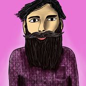 Meu projeto do curso: Retratos digitais com estilo no Procreate. Un proyecto de Br e ing e Identidad de tiagopinheiroart - 18.09.2020