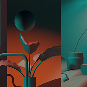 Meu projeto do curso: Composições abstratas com Cinema 4D. 3D Animation project by gabrieu.algusto - 09.18.2020