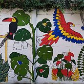 RAINFOREST MURAL. Un proyecto de Ilustración tradicional, Pintura y Pintura acrílica de Maria Prados - 18.09.2020