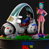 Bulma Goku - Dragonball. 3D, e 3D Design projeto de Jonathan Carlos - 18.09.2020