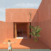 Mi Proyecto del curso: Representación gráfica de proyectos arquitectónicos. Een project van Architectuur van Alejandra Montemayor - 18.09.2020
