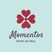 Projeto Momentos Roupa de Mesa. Br, ing e Identidade, Design, e Design de logotipo projeto de Paulla Monson Benke Comerlato - 18.09.2020
