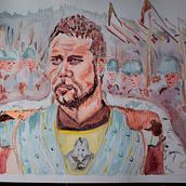 Gladiador. Un proyecto de Pintura a la acuarela de Zaida Olvera - 18.09.2020